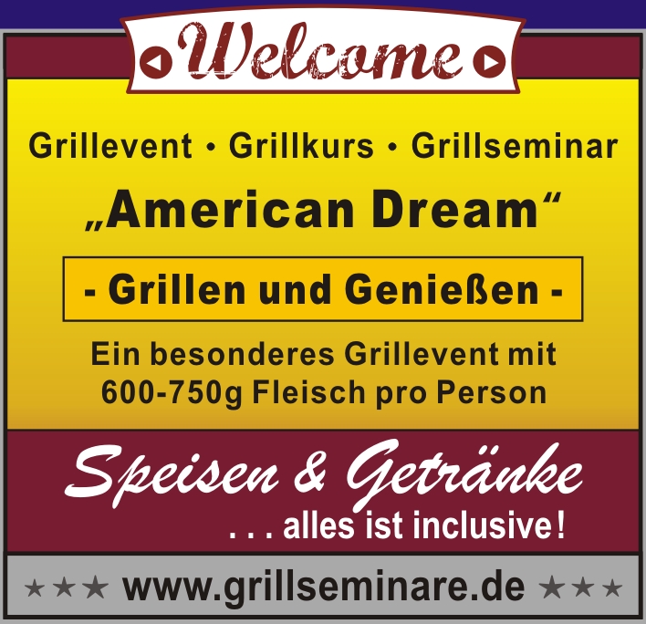Grillkurs AMERICAN DREAM | Kochkurs | Grillakademie